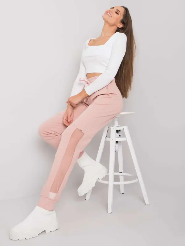 RELEVANCE Sweatpants-RV-DR-6896.48P-light pink