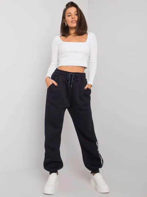 RELEVANCE Sweatpants-RV-DR-7237.81-navy blue
