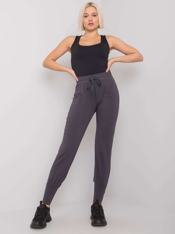 RUE PARIS Sweatpants-RV-DR-7341.30P-black