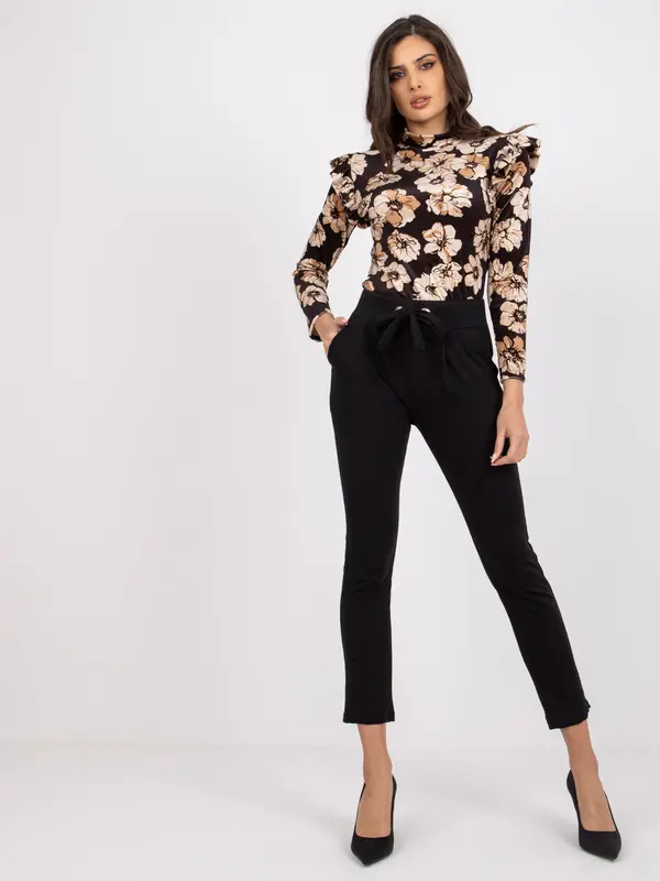 RUE PARIS Sweatpants-RV-DR-7459.01X-black