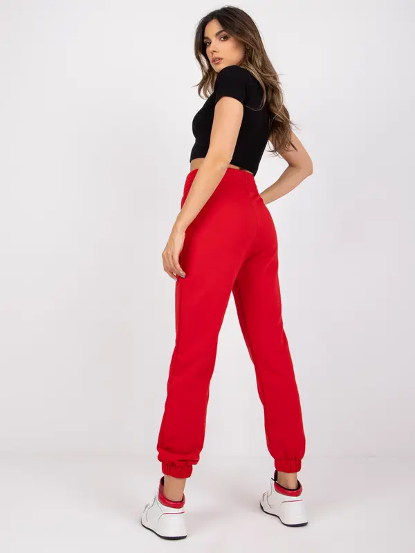 RUE PARIS Sweatpants-RV-DR-7460.11-red