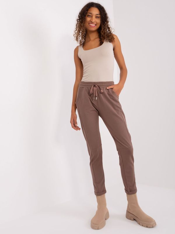 RELEVANCE Sweatpants-RV-DR-7517.22-brown