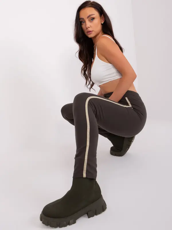 RELEVANCE Sweatpants-RV-DR-8518.08P-dark khaki
