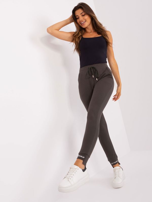 RELEVANCE Sweatpants-RV-DR-8519.30X-dark khaki