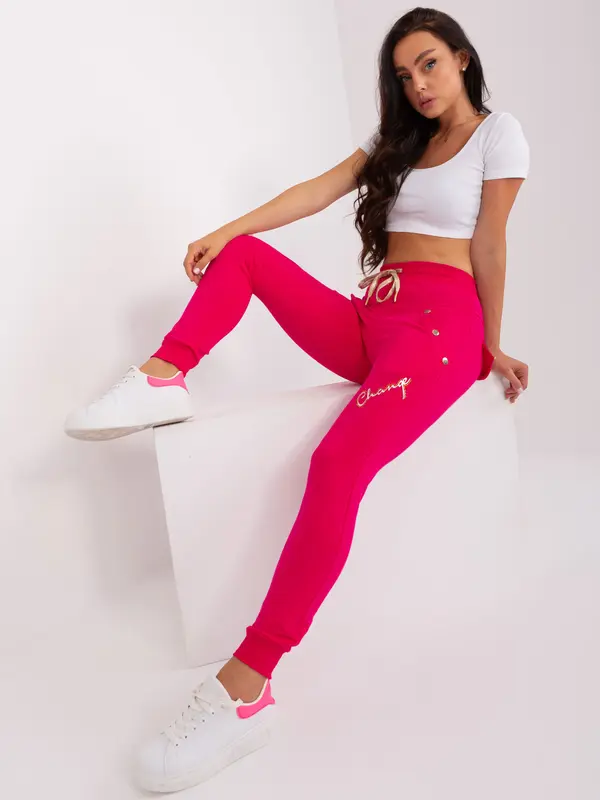 RELEVANCE Sweatpants-RV-DR-8544.14P-fuchsia