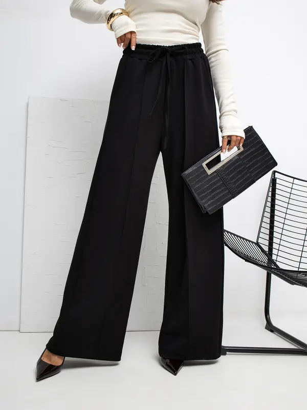 RUE PARIS Sweatpants-RV-DR-A1061.80-black