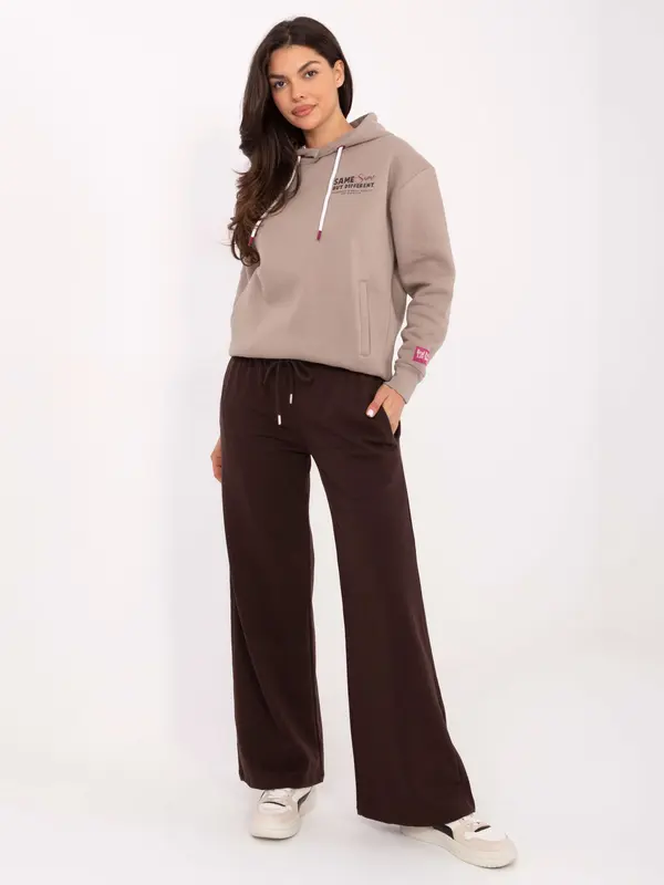 RELEVANCE Sweatpants-RV-DR-A590.08-dark brown