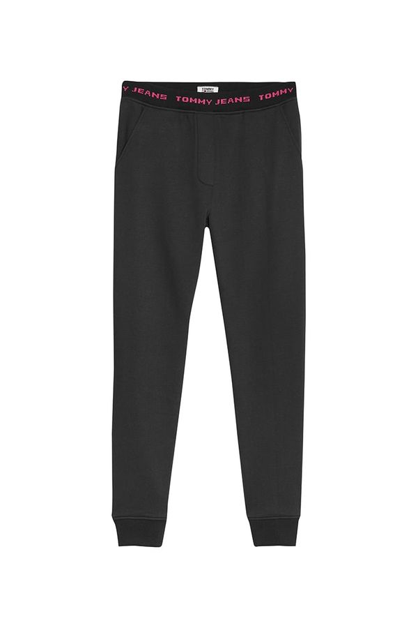 Tommy Hilfiger Sweatpants - TOMMY JEANS TJW BRANDED WAISTBAND PANT black