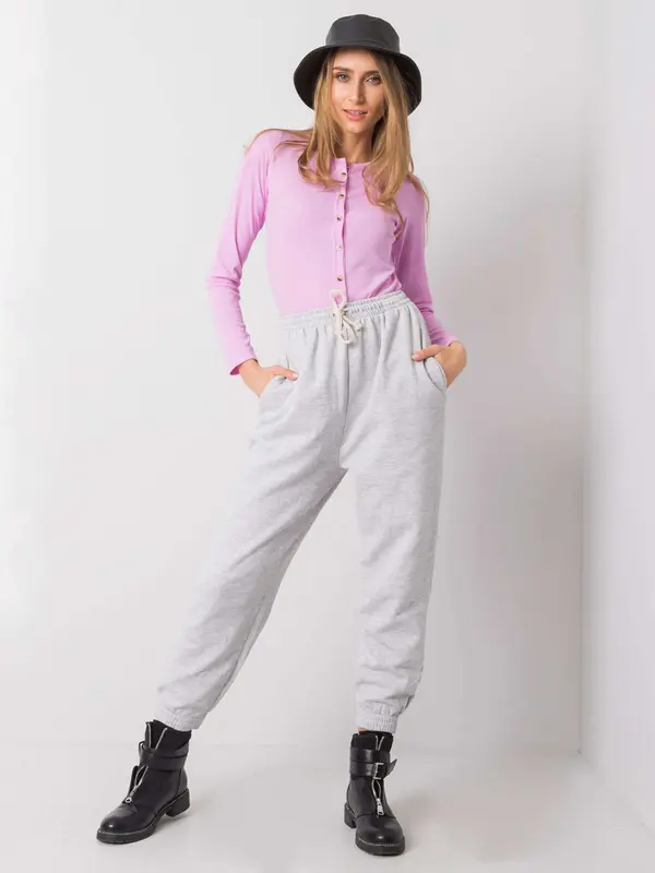 NieZnaszMnie Sweatpants-TW-DR-G-080.17-light gray