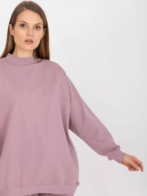 BASIC Feel Good Sweatshirt-AP-BL-A-R001-dark pink