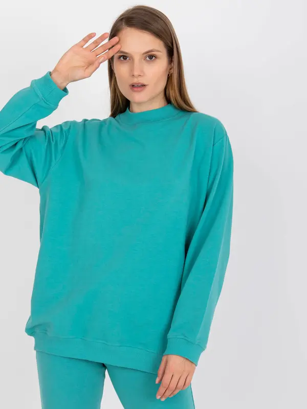 BASIC Feel Good Sweatshirt-AP-BL-A-R001-turquoise