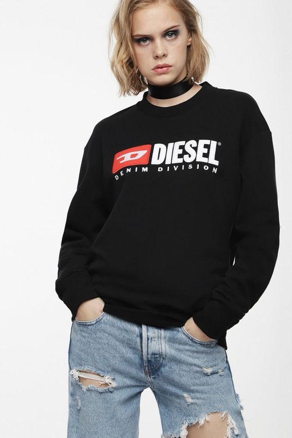 Diesel Sweatshirt - Diesel FCREWDIVISIONFL SWEATSHIRT black