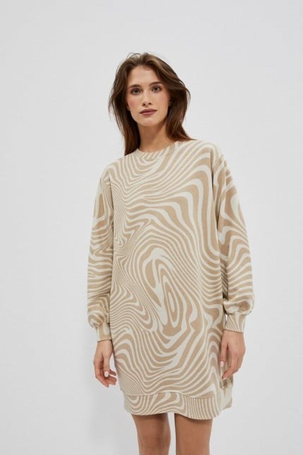 Moodo Sweatshirt dress with long sleeves