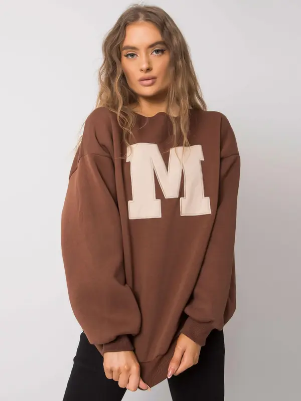 ex moda Sweatshirt-EM-BL-617-1.34X-brown