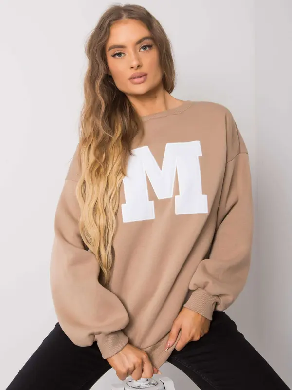 ex moda Sweatshirt-EM-BL-617-1.34X-dark beige