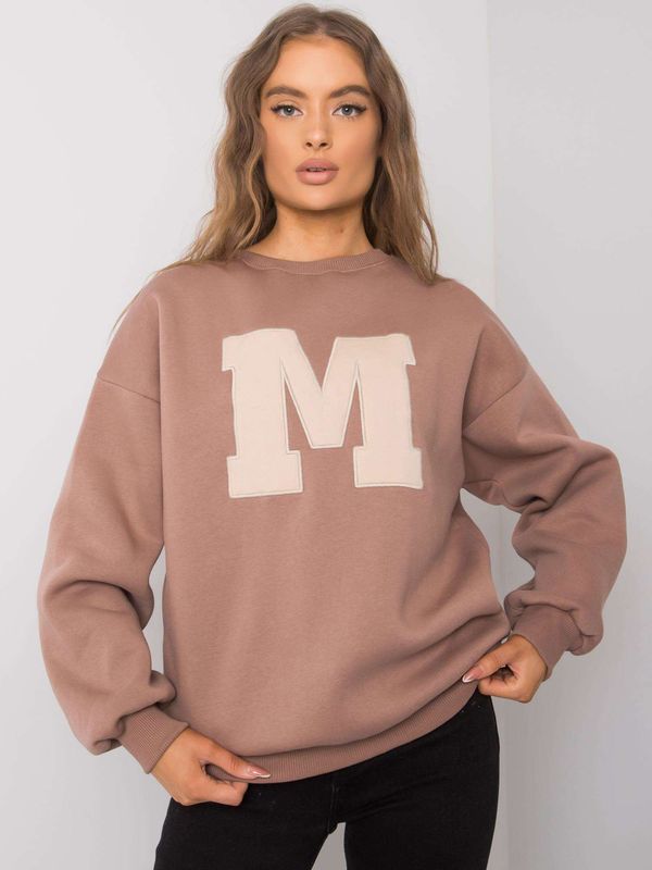 ex moda Sweatshirt-EM-BL-617-1.34X-light brown