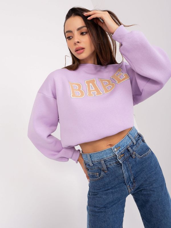 Wow Donna Sweatshirt-EM-BL-617-11.32-light purple
