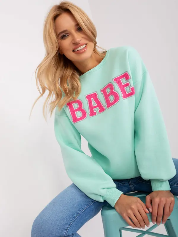 Wow Donna Sweatshirt-EM-BL-617-11.32-mint
