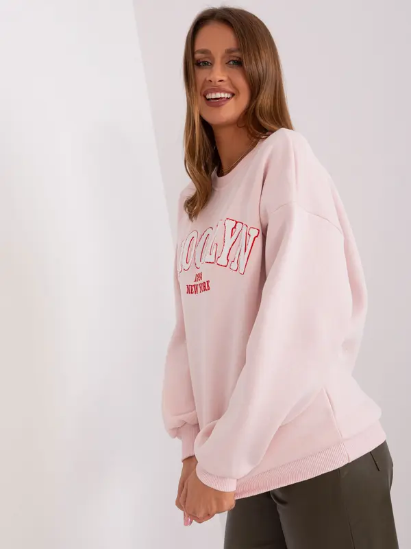 My Red Lips Sweatshirt-EM-BL-617-14.09-light pink