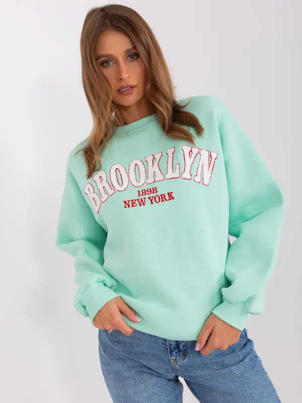 My Red Lips Sweatshirt-EM-BL-617-14.09-mint