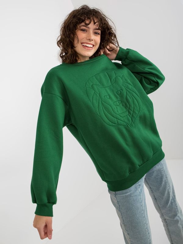 ex moda Sweatshirt-EM-BL-617-4.41P-dark green