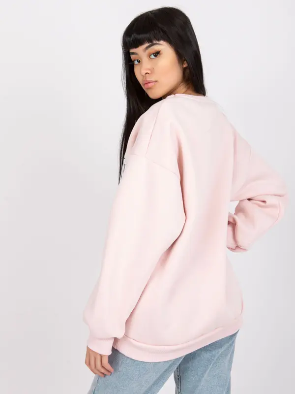 ex moda Sweatshirt-EM-BL-617-H.21X-light pink