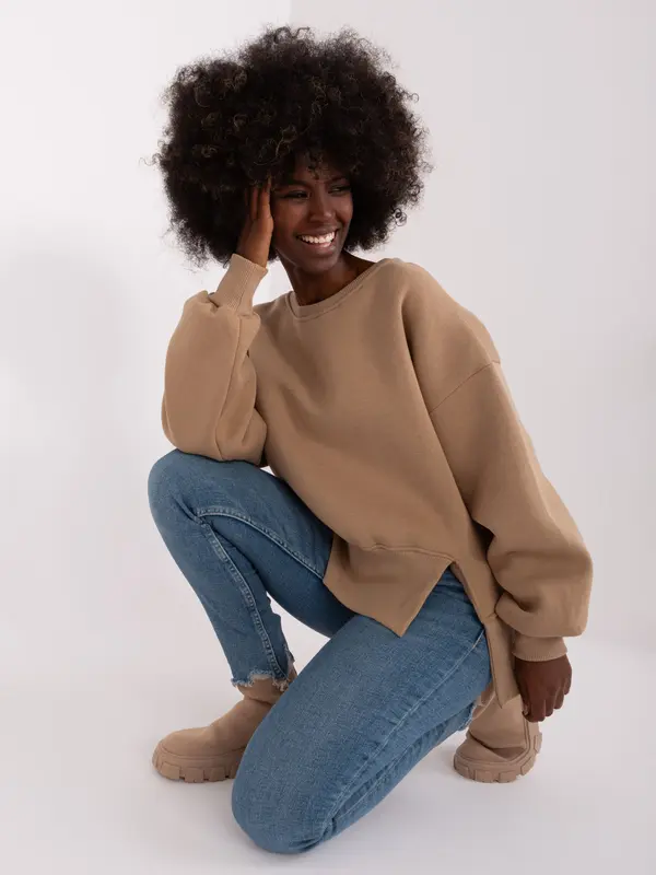 ex moda Sweatshirt-EM-BL-757.83P-dark beige