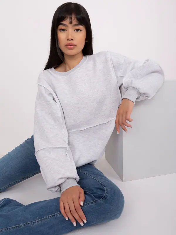 Lily Rose Sweatshirt-EM-BL-763.00P-light gray