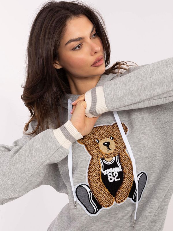 Italy Moda Sweatshirt-MI-BL-M60911.65P-gray