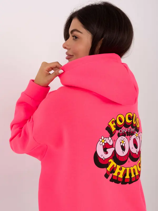 Factory Price Sweatshirt-MJ-BL-H2503.70-fluo pink