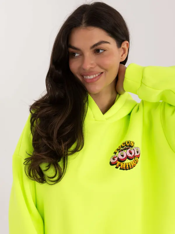 Factory Price Sweatshirt-MJ-BL-H2503.70-fluo yellow