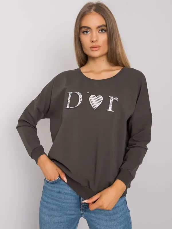 RELEVANCE Sweatshirt-RV-BL-0192.55P-dark khaki