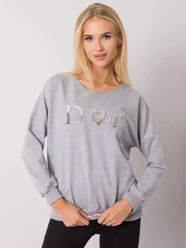 RELEVANCE Sweatshirt-RV-BL-0192.55P-grey