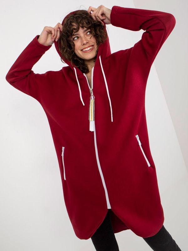 RELEVANCE Sweatshirt-RV-BL-4742.20P-burgundy