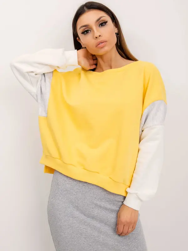 RUE PARIS Sweatshirt-RV-BL-5217.14-yellow