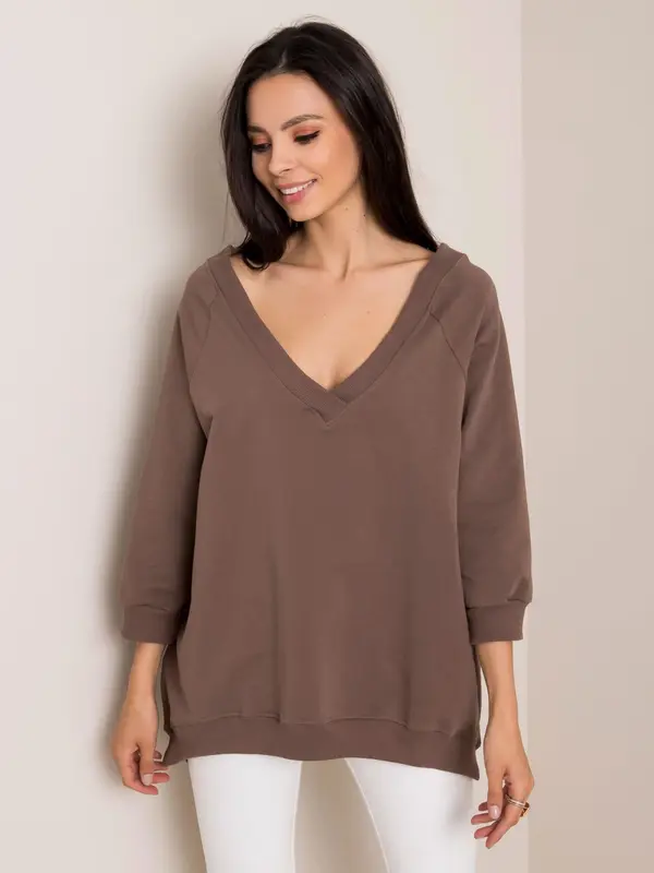 RUE PARIS Sweatshirt-RV-BL-5676.09-brown