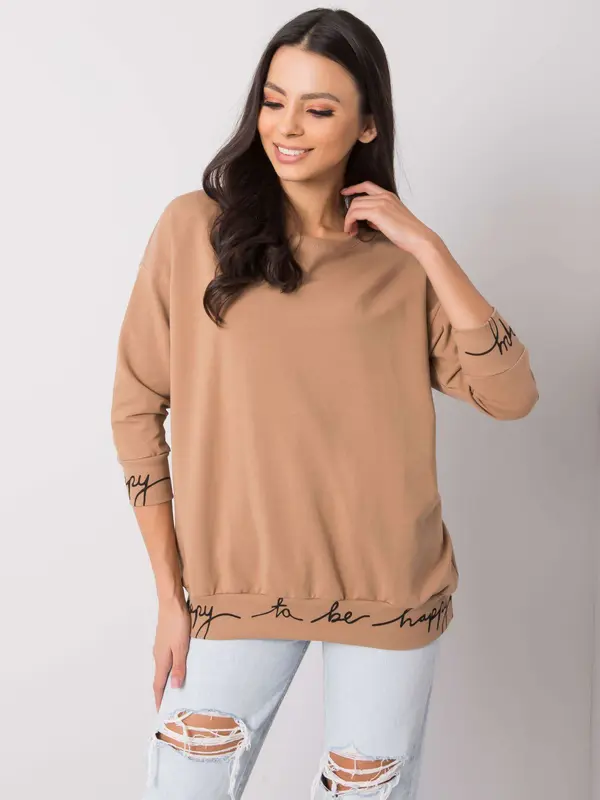 RELEVANCE Sweatshirt-RV-BL-5978.06P-camel