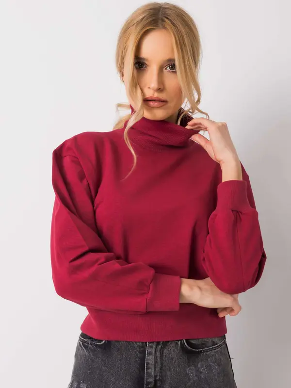 BASIC Feel Good Sweatshirt-RV-BL-6263.86P-burgundy