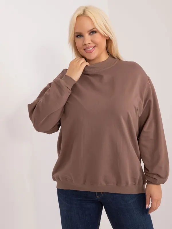 BASIC Feel Good Sweatshirt-RV-BL-6299.11-brown