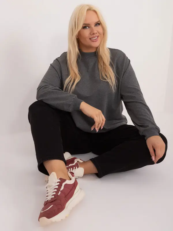 BASIC Feel Good Sweatshirt-RV-BL-6299.11-dark gray