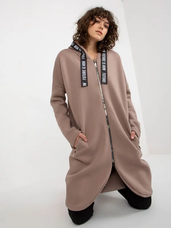 RELEVANCE Sweatshirt-RV-BL-6683.00P-dark beige