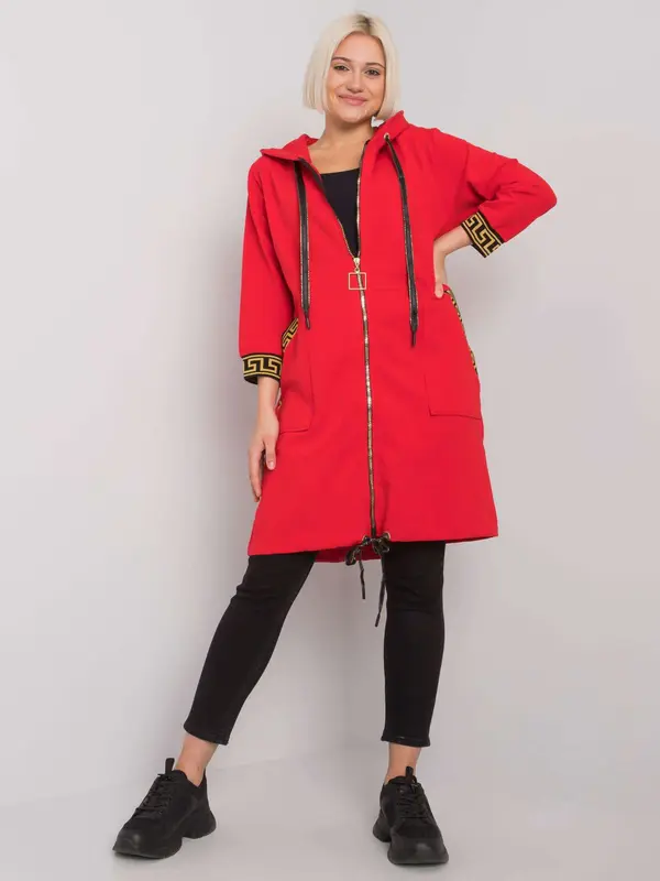 RELEVANCE Sweatshirt-RV-BL-6792.02P-red