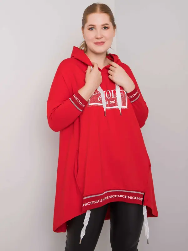 RELEVANCE Sweatshirt-RV-BL-6849.63P-red