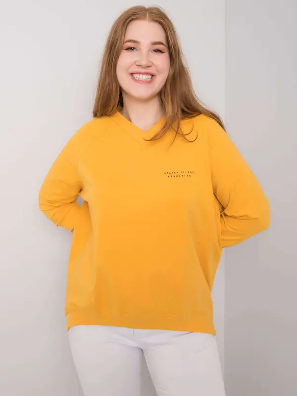 RELEVANCE Sweatshirt-RV-BL-6852.22P-dark yellow