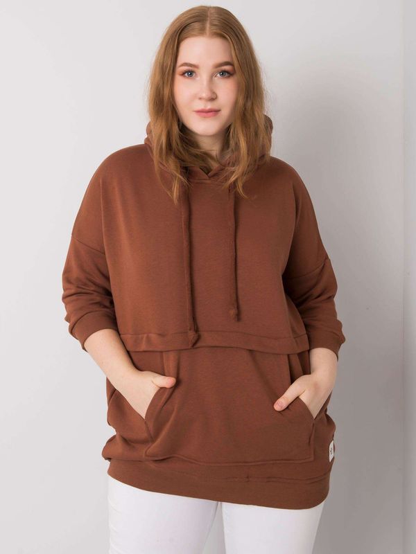 RELEVANCE Sweatshirt-RV-BL-6917.74P-dark brown