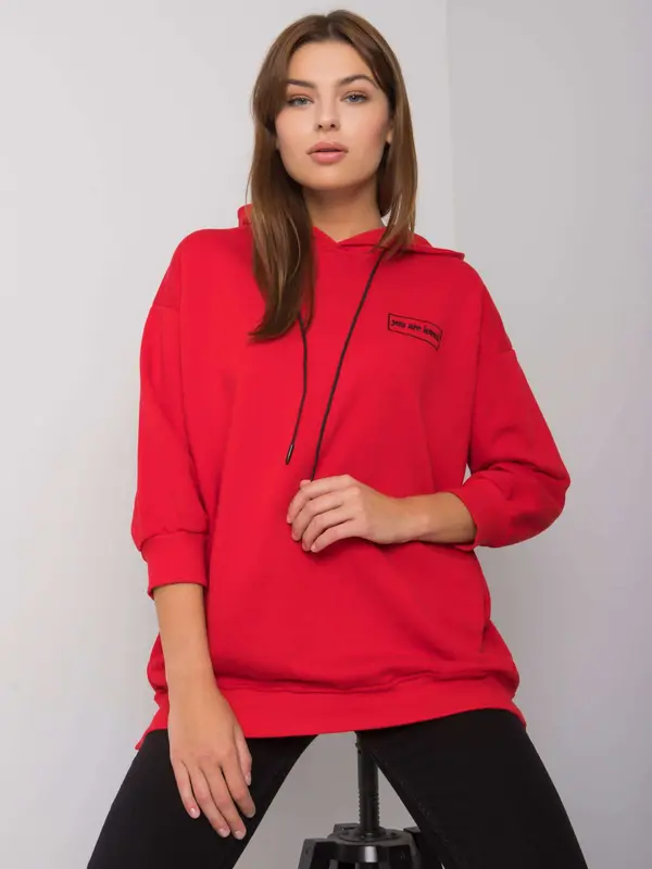 RELEVANCE Sweatshirt-RV-BL-6935.18P-red