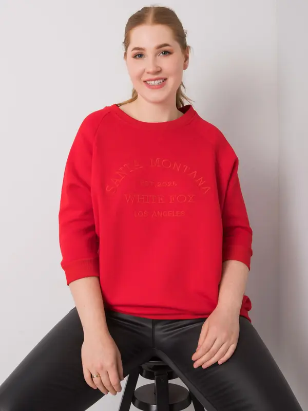 RELEVANCE Sweatshirt-RV-BL-6938.70P-red