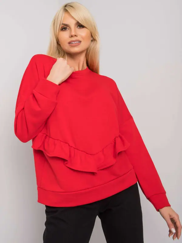 RUE PARIS Sweatshirt-RV-BL-7007.24X-red