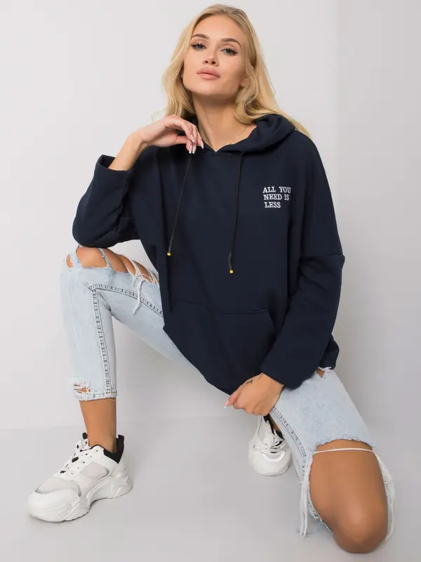 RELEVANCE Sweatshirt-RV-BL-7098.28-navy blue