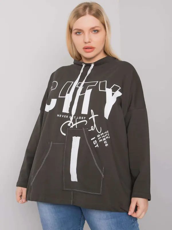 RELEVANCE Sweatshirt-RV-BL-7166.78P-dark khaki